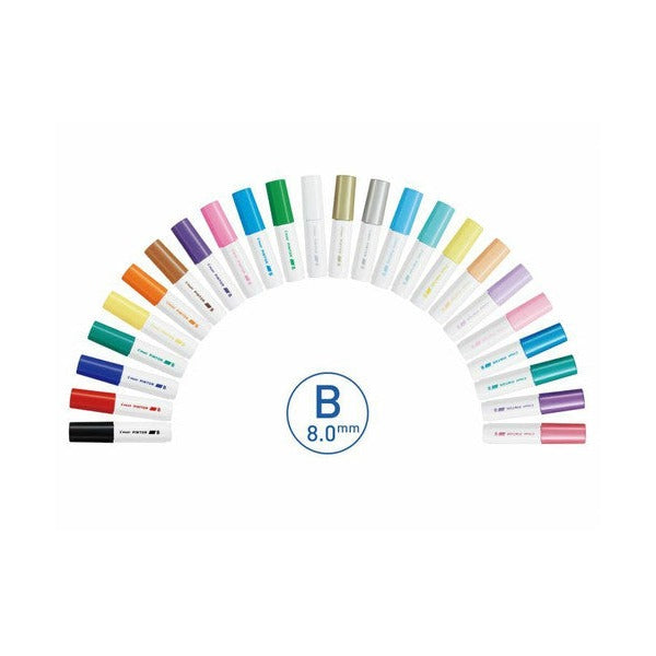 Pilot Pintor Paint Marker Broad Chisel Tip Silver