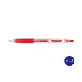 Pilot Poplol Retractable Gel Pen 0.7mm Red Box of 12