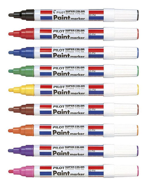 Pilot Super Colour Permanent Paint Marker Bullet Medium Blue Box of 12