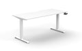 Rapidline Boost Crank Single Sided Workstation 1800 x 750mm Natural White / White Satin