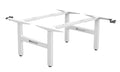 Rapidline Height Adjustable Frame Only White for Boost Crank Back to Back Workstation