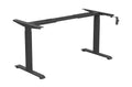 Rapidline Height Adjustable Frame Only Black for Boost Crank Single Sided Workstation