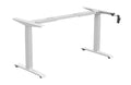 Rapidline Height Adjustable Frame Only White for Boost Crank Single Sided Workstation