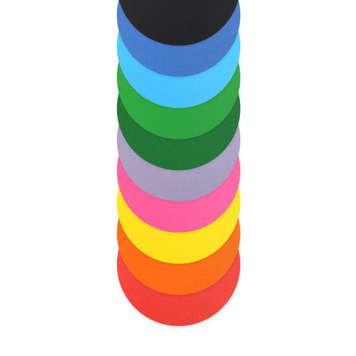 Quill Shapes Matte Circles 120mm Diameter 80gsm Assorted Pack of 500