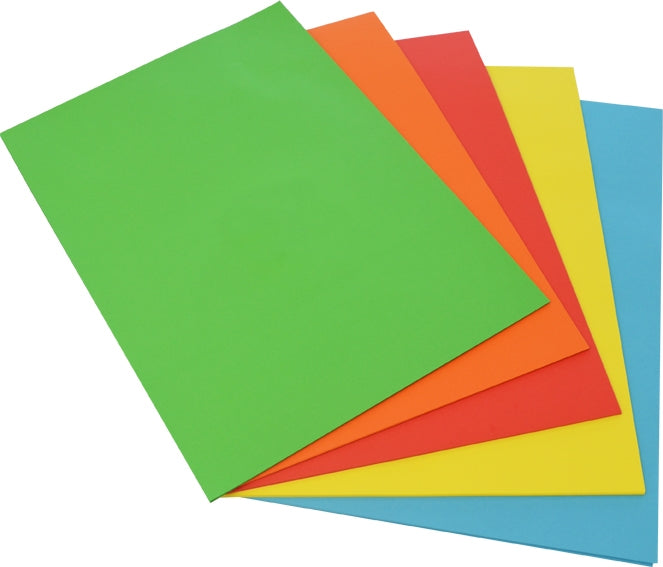 Rainbow Office Paper A3 80gsm Bright Assorted Pack of 100