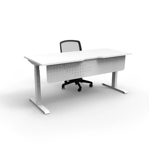 Rapidline Arch Perforated Modesty Panel 1300mm Only White