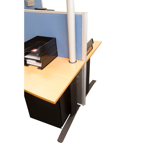 Rapidline Rigid Power Pole 2100mm Height Only Black