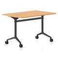 Rapidline Typhoon Flip Top Table 1200 x 600mm Beech / Black