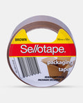 Sellotape Packaging Tape 36mm x 50m Brown Pack of 6