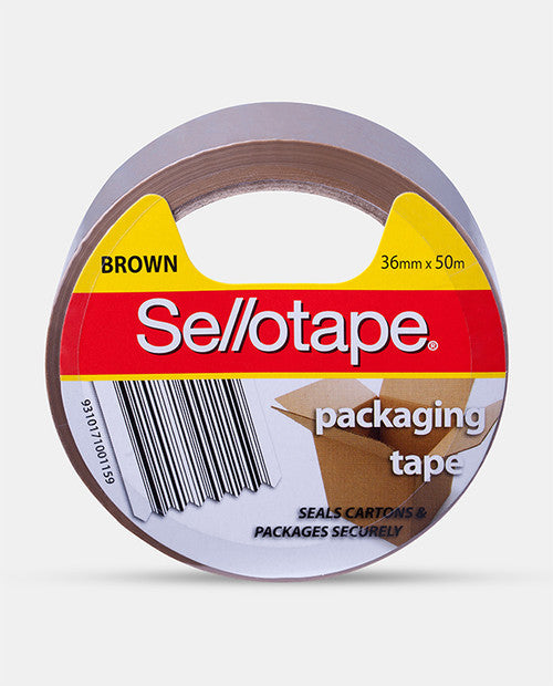 Sellotape Packaging Tape 36mm x 50m Brown Pack of 6