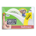 Sellotape Safety Tape Dispenser Mini White with Invisible Tape
