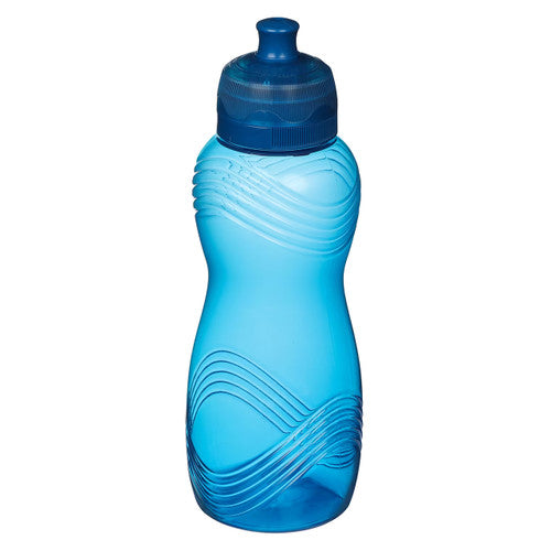 Sistema Plastic Wave Water Bottle 600ml Assorted