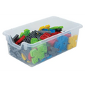 Clear Storage Tub 34 x 20.5 x 12.3cm