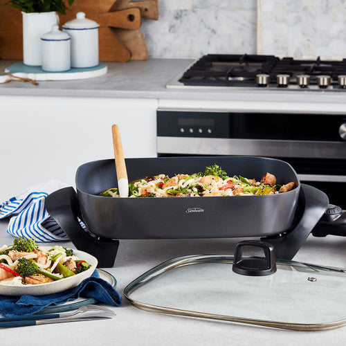 Sunbeam DiamondForce Banquet Frypan Dark Blue
