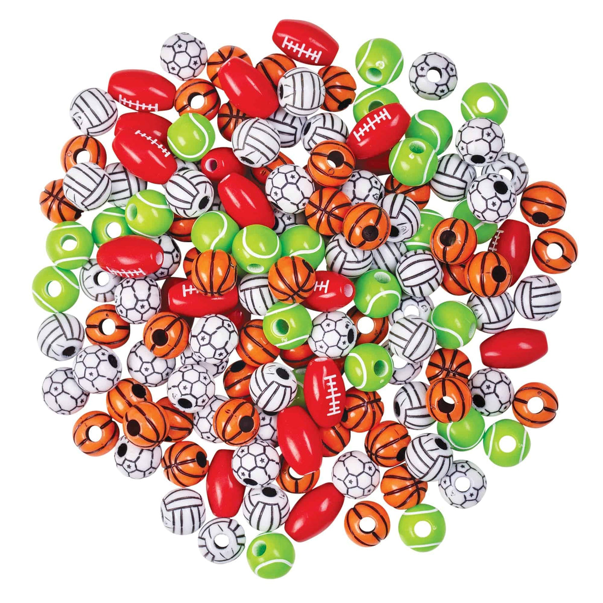 Zart Sports Beads Assorted 150g