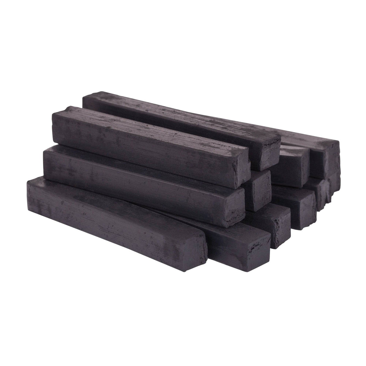 Zart Compressed Charcoal Sticks Black Pack of 12 Low Flake
