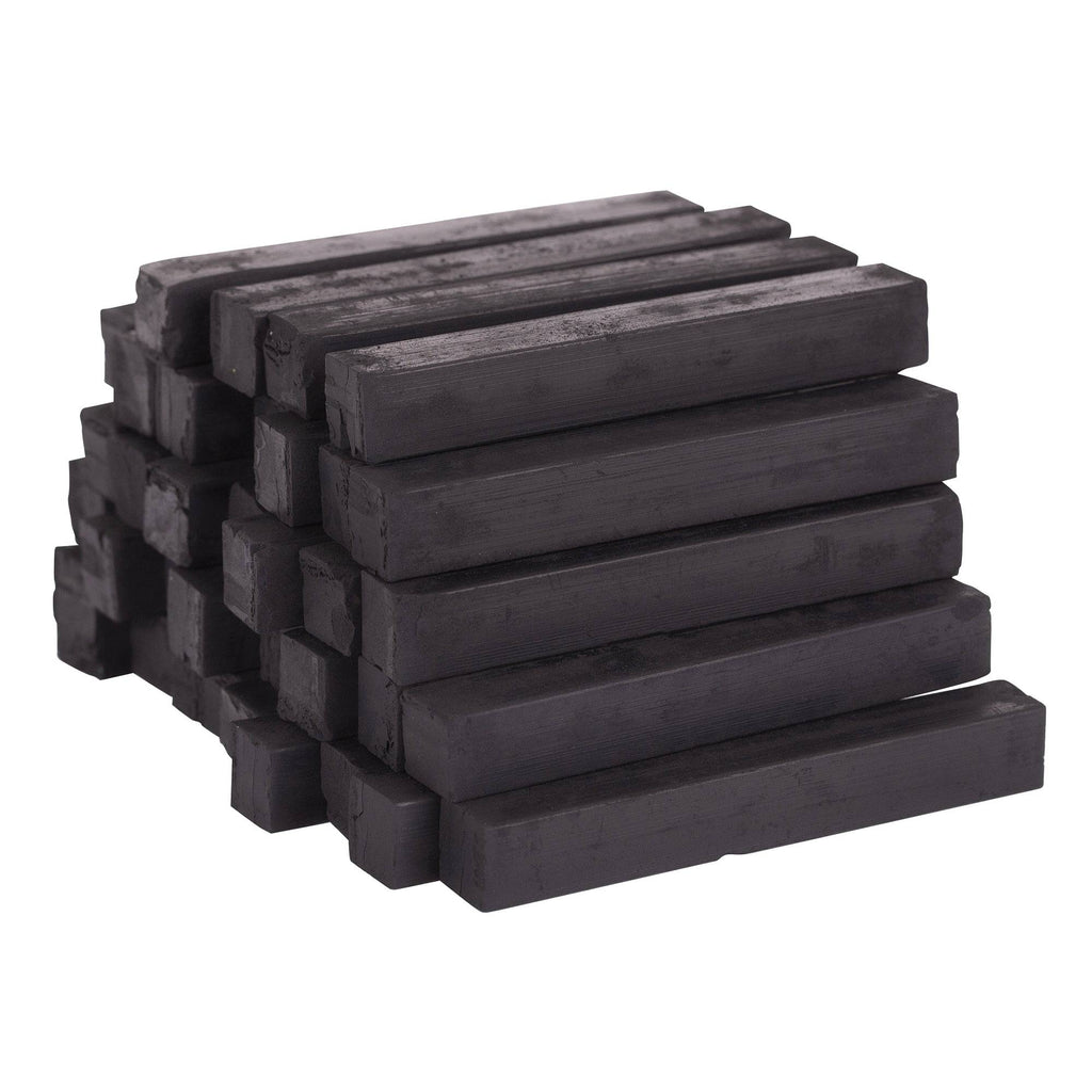 Zart Compressed Charcoal Sticks Black Pack of 50 Class Pack