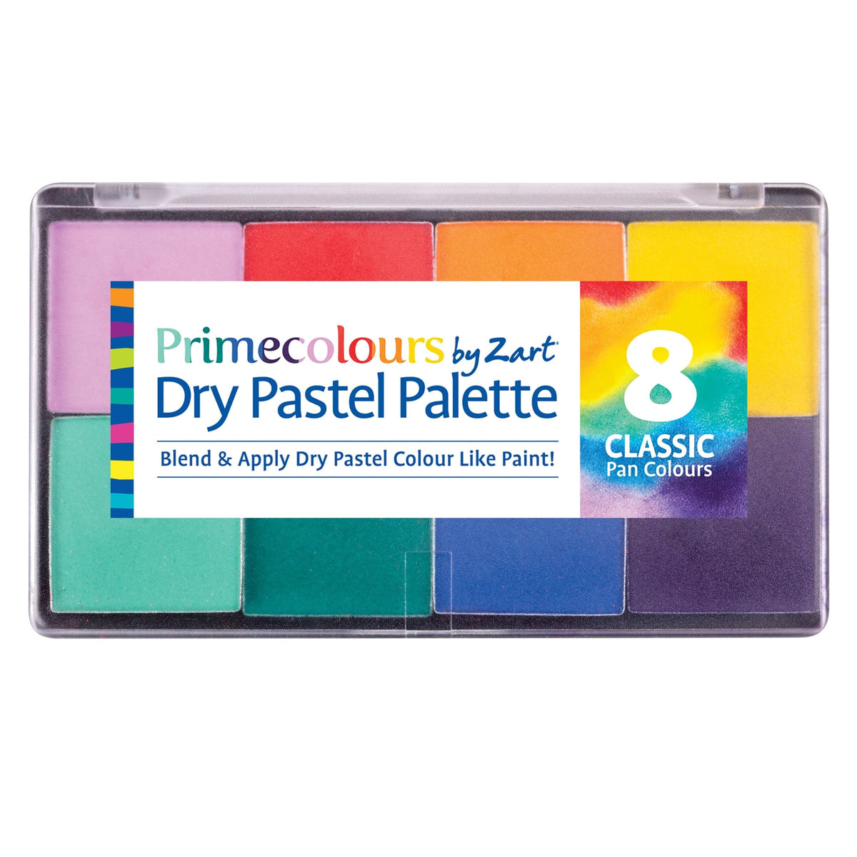 Zart Pastel Palettes Basics 8 Pan Colours in One Case