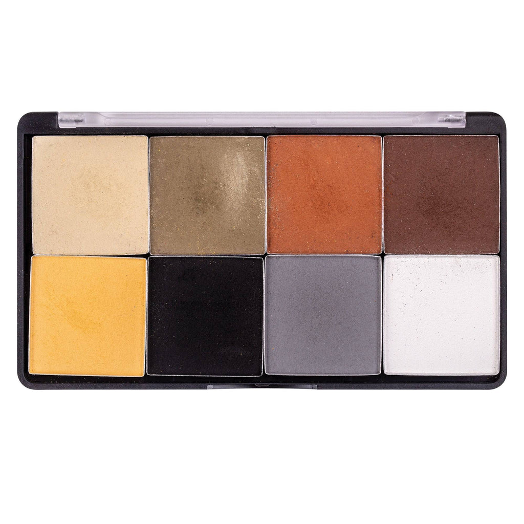 Zart Pastel Palettes Earth Tones 8 Pan Colours in One Case