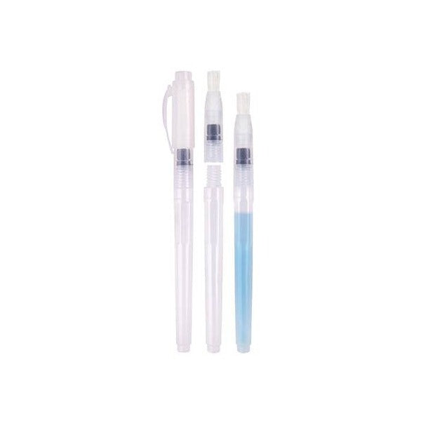 Zart Water Brush Refillable Flat Pack of 8 Built-In Water Reservoir