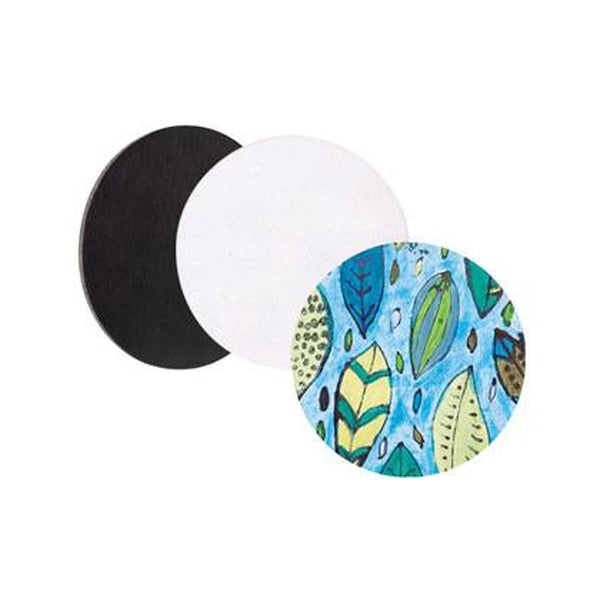 Zart Magnetic Canvas Board Round 7.5cm Pack of 4