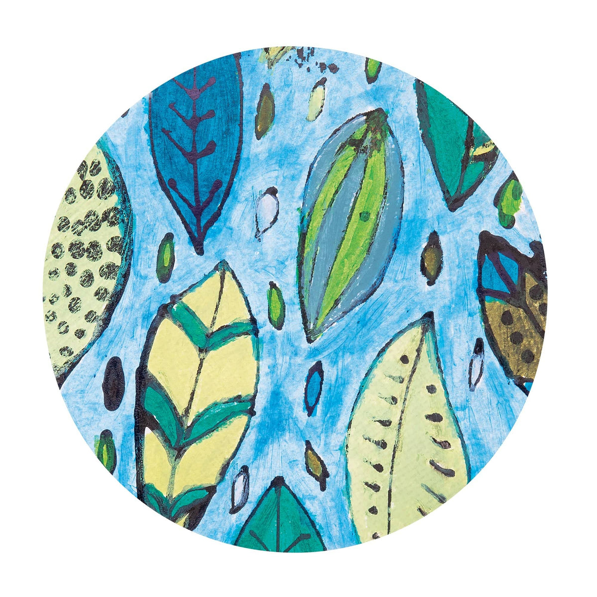 Zart Magnetic Canvas Board Round 15cm Pack of 4