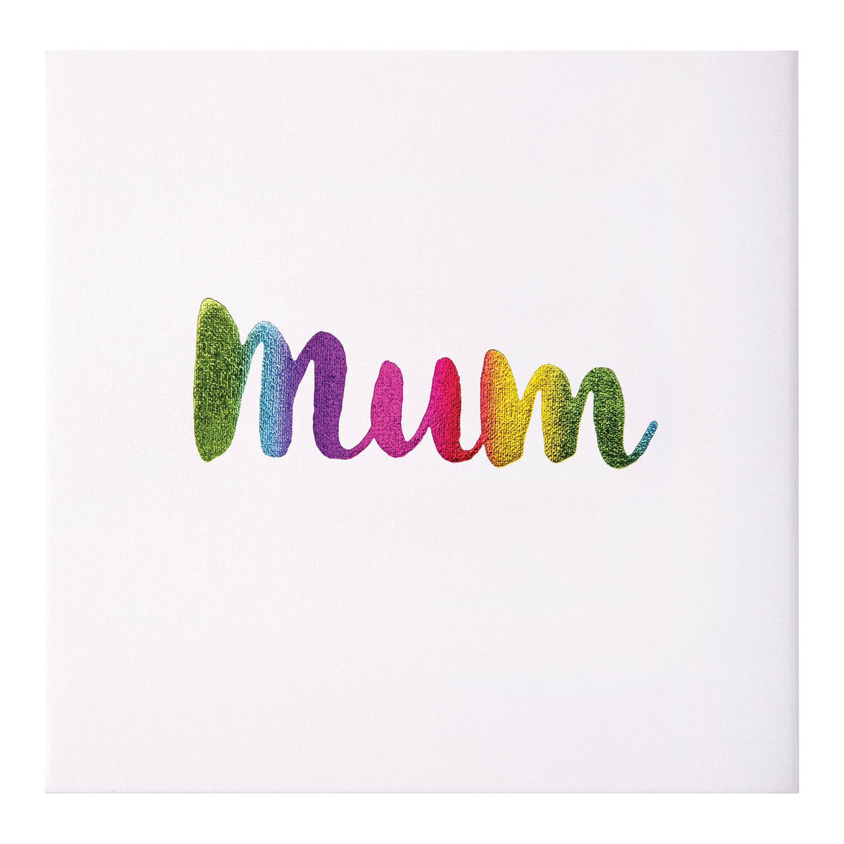 Zart DIY Foil Mother's Day Canvas 15 x 15cm Pack of 6