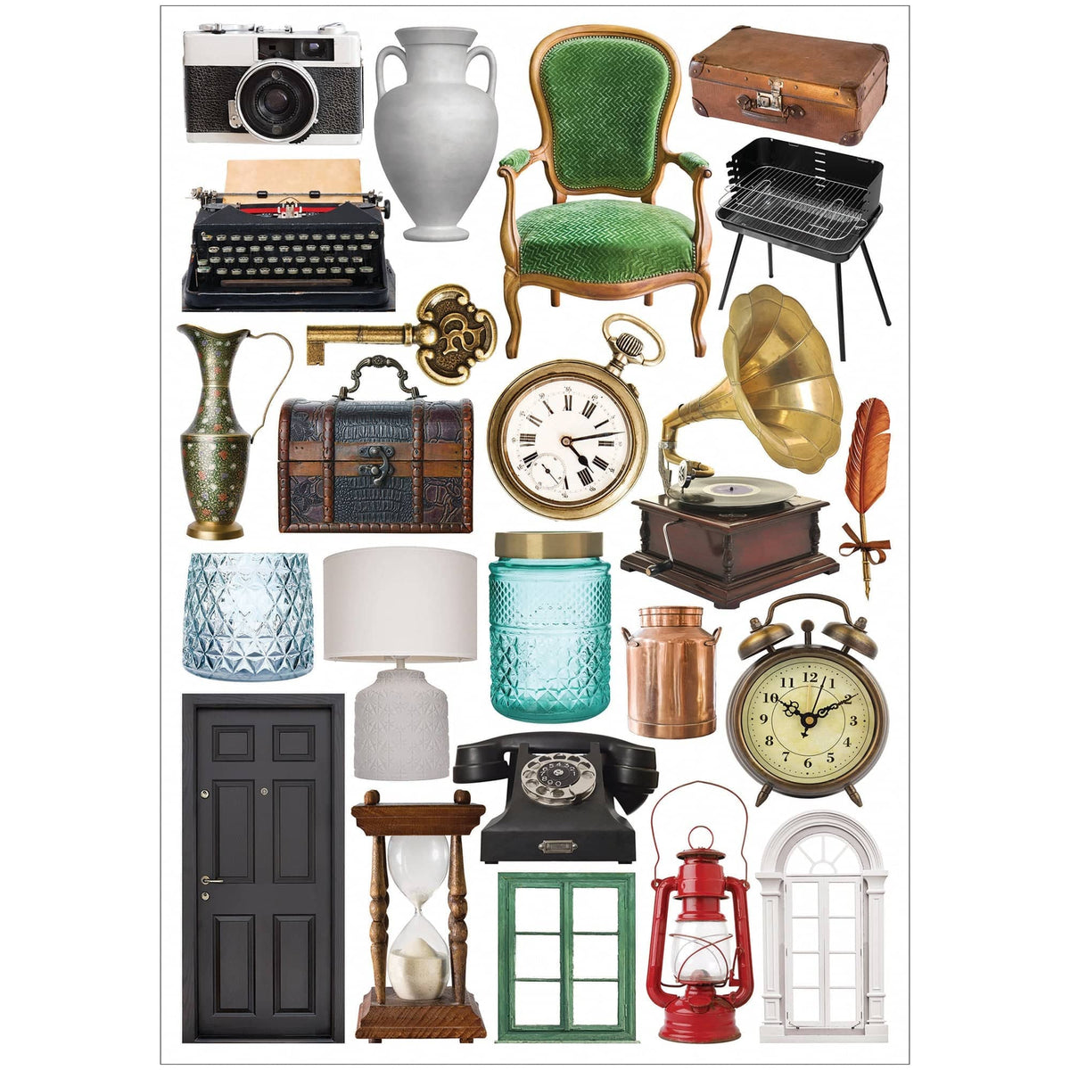 Zart Collage Collections Everyday Pack of 40 Printed Cut-Out Papers