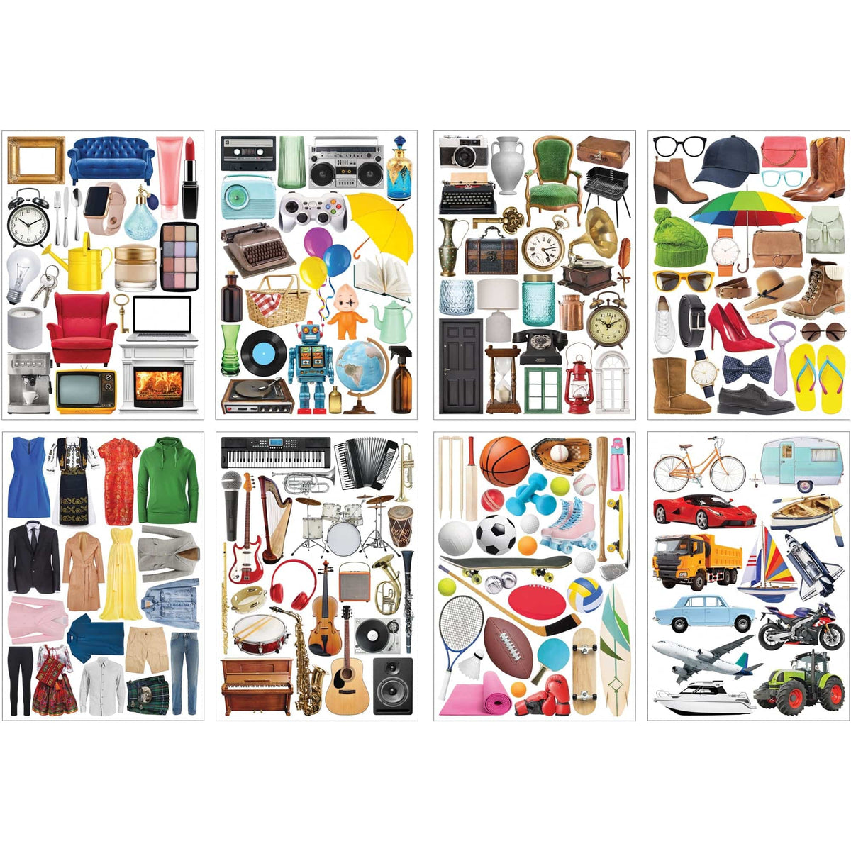 Zart Collage Collections Everyday Pack of 40 Printed Cut-Out Papers