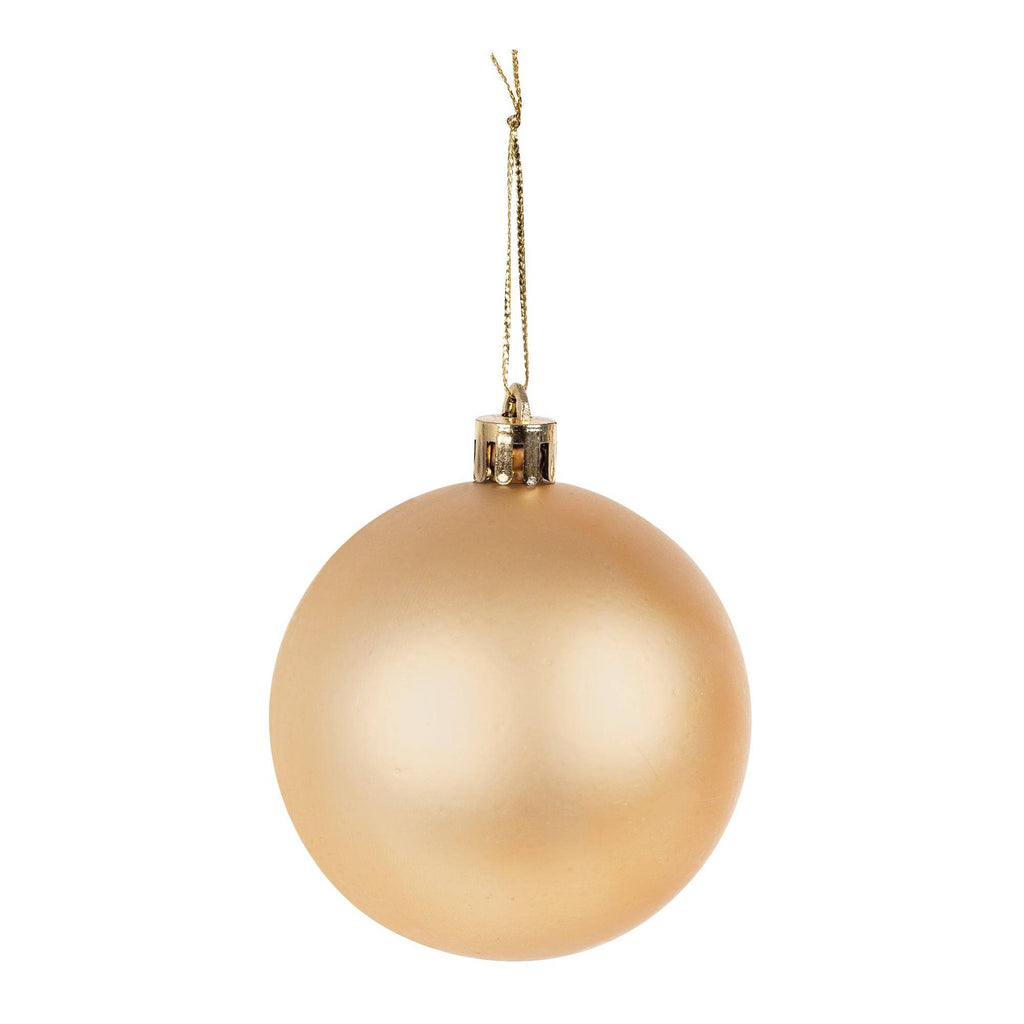 Zart Gold and Silver Baubles Pack of 10 Pre-Finished Metallic Craft Baubles
