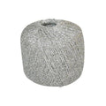 Zart Metallic Yarn Silver 20g Ball 125m Wool and Metallic Blend