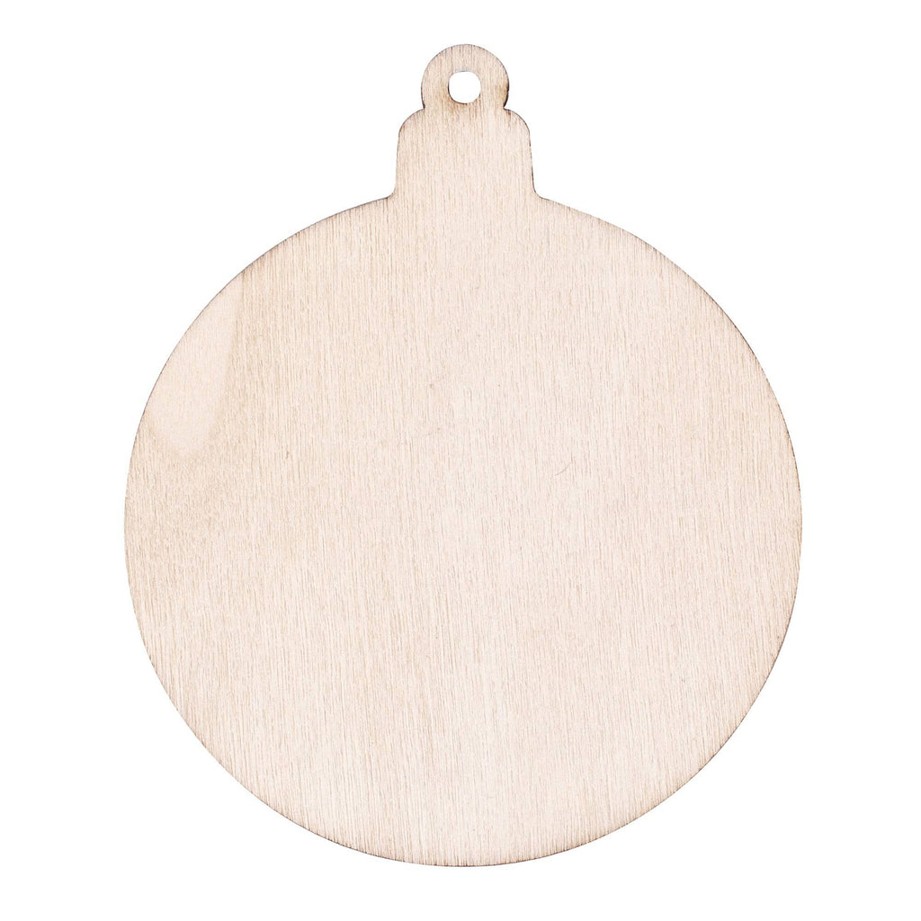 Zart DIY Wooden Christmas Ornaments Assorted Pack of 12