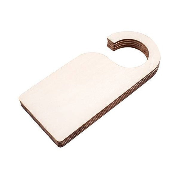 Zart Wooden DIY Door Hanger Pack of 5