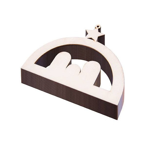 Zart Wooden Nativity Hanger Pack of 12