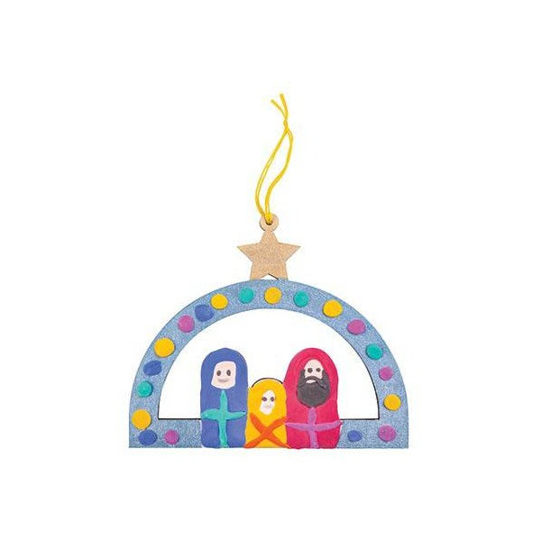 Zart Wooden Nativity Hanger Pack of 12