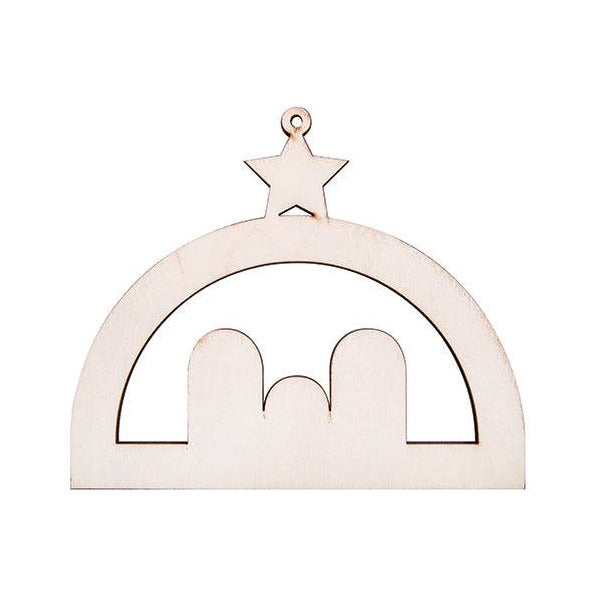 Zart Wooden Nativity Hanger Pack of 12