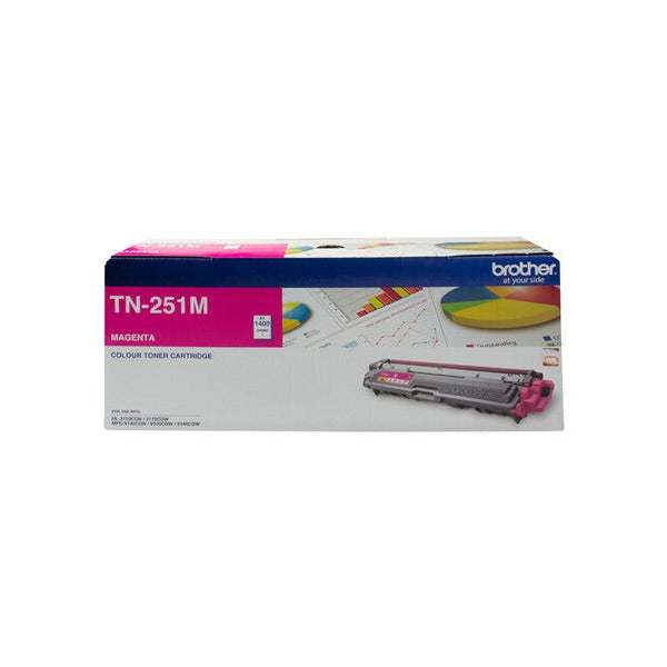 Brother TN251M Toner Cartridge 1400 Pages Magenta