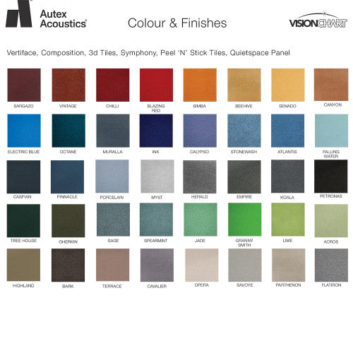 Visionchart Vista Lightweight Divider Static 900 x 1800mm