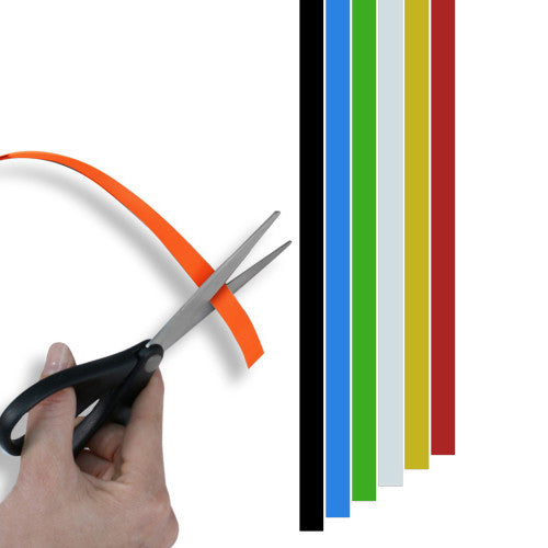 Visionchart Vista Magnetic Strip 10mm Black Pack of 2