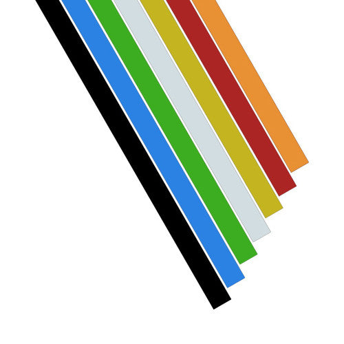Visionchart Vista Magnetic Strip 25mm Black Pack of 2