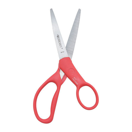 Westcott Student Anti-Microbial Scissors 178mm Assorted Colours Box of 12