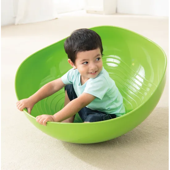 WePlay Rocking Bowl 72cm Diameter Clear or Green Ages 2 Plus